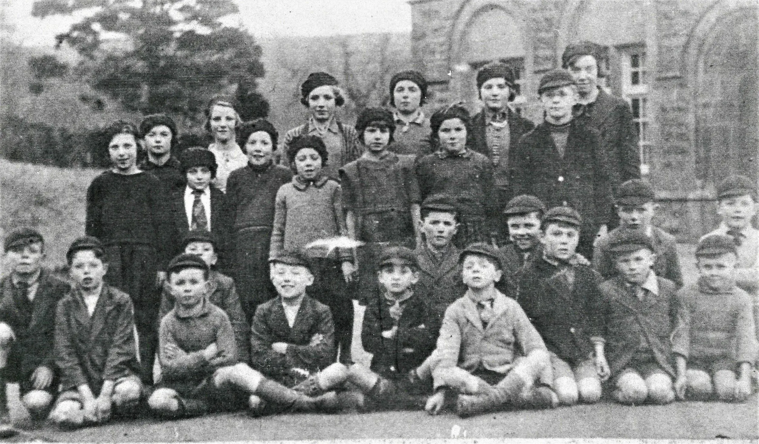 Historic photograph view of Barham Memorial School